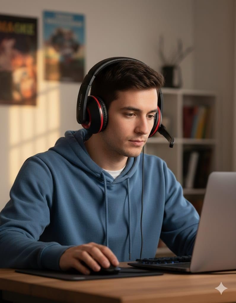 HEARTZ X8 SÜPER BASS STREO OYUN OYUNCU KULAKLIĞI BİLGİSAYAR NOTEBOOK LAPTOP TABLET CEP TELEFONU FULL UYUMLU AAA+ KALİTE KAMPANYA FİYAT-PERFORMANS ÜRÜNÜ