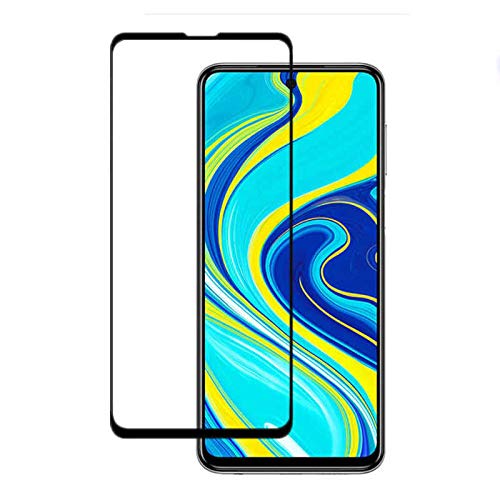 Aksesuarcim Xiaomi ile Uyumlu Redmi Note 9 Pro Ekran Koruyucu Tam Kapatan Nano Siyah