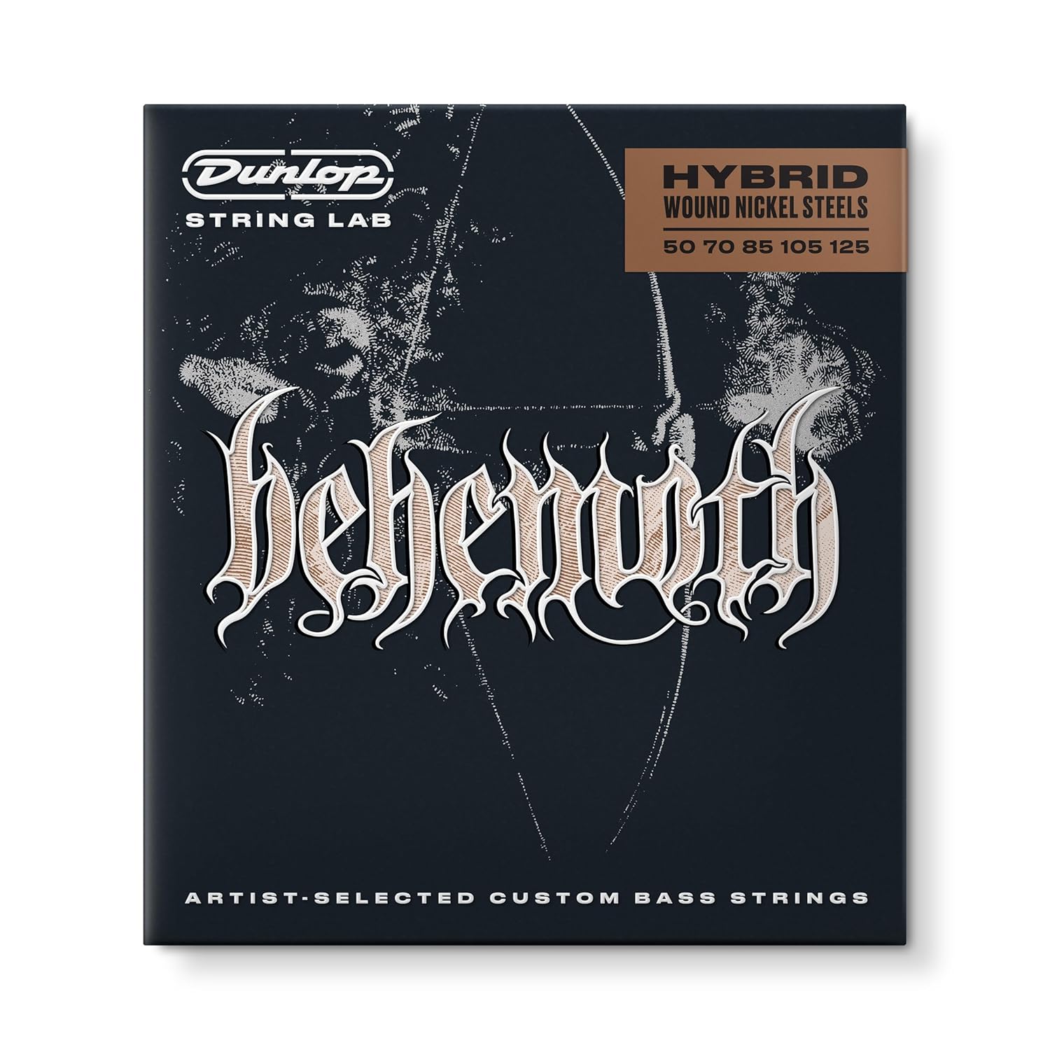 Jim Dunlop Behemoth Hybrid Wound Nikel 5 Telli Bas Teli (50-125)