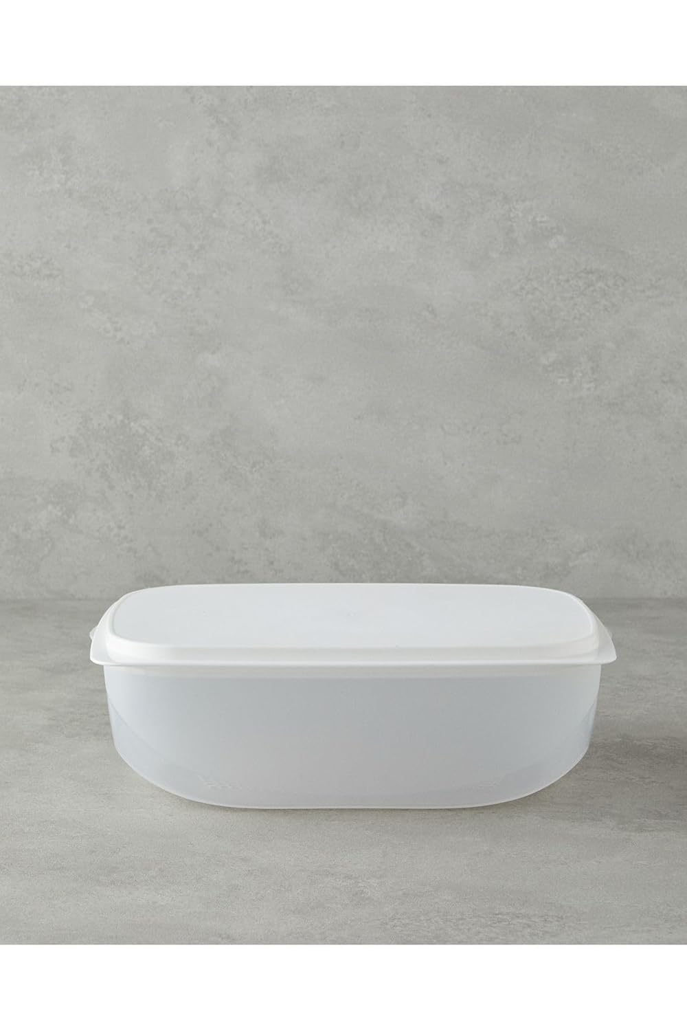 English Home Morgan Plastik Saklama Kabı 30x21,5 cm Beyaz
