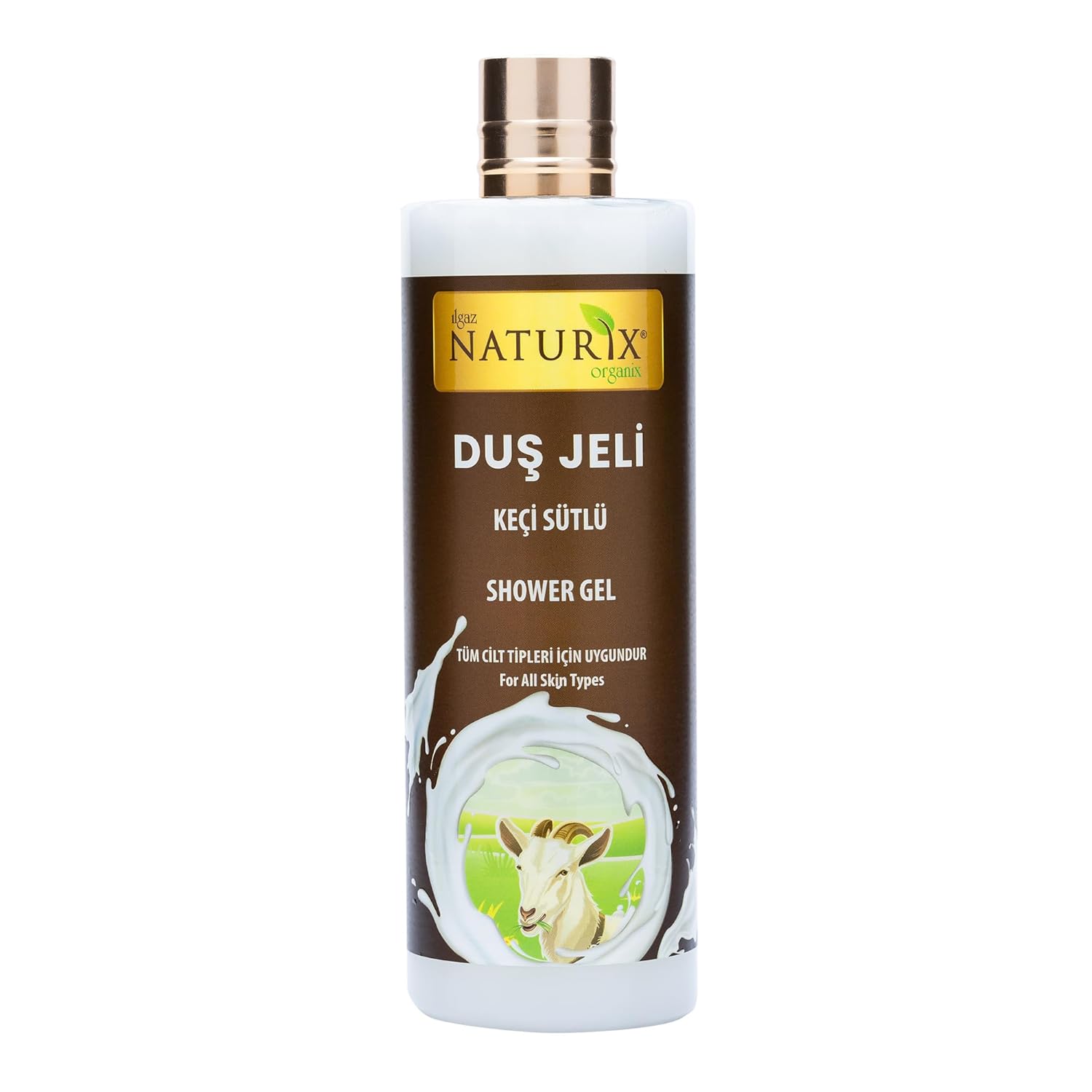 Naturix Duş Jeli 400ml - Tüm Cilt Tipleri İçin (Naturix Keçi Sütü Duş Jeli 400ml - Yoğun Besleyici ve Yumuşatıcı Formül - Tüm Cilt Tipleri İçin)