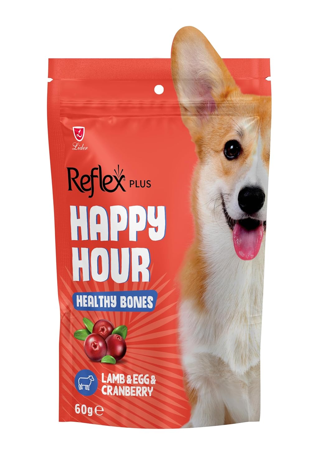 Reflex Happy Hour Sağlikli Kemikler Için Destekleyici Köpek Ödül Mamasi 60Gr