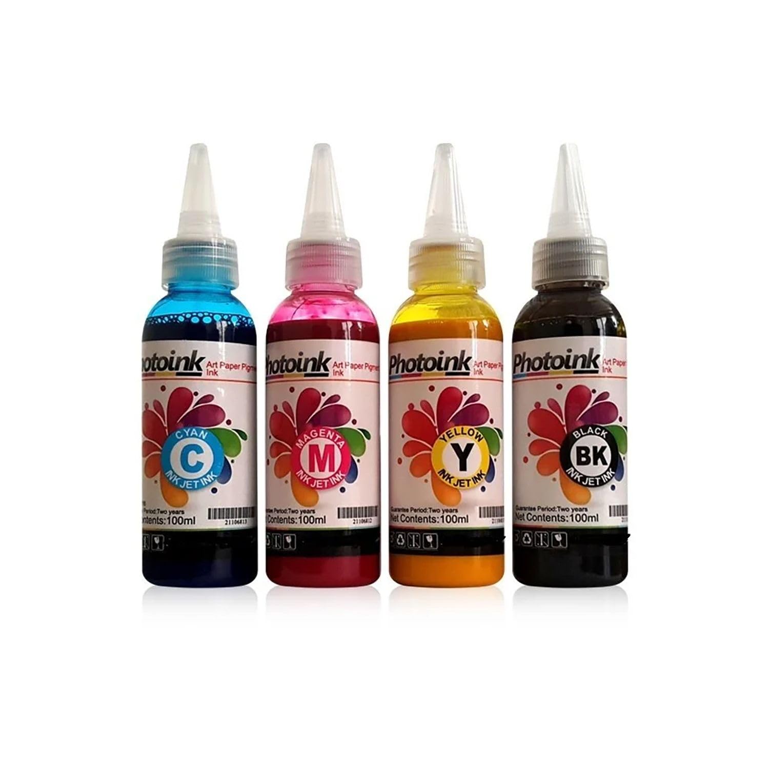 Photoink Epson Süblimasyon Mürekkepler, 4 Renk Süblimasyon-Transfer Baskı Için 100 Gr Mürekkep
