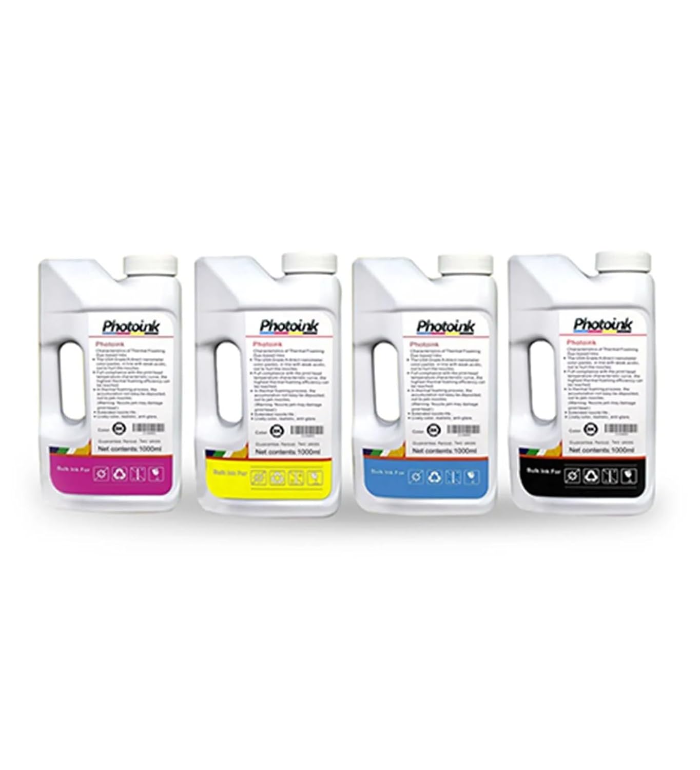 Photoink 1000 Ml Canon Uyumlu , Canon Yazıcılar Için Uyumlu 4 Renk 1000 Ml Mürekkep Seti ( Akıllı Mü