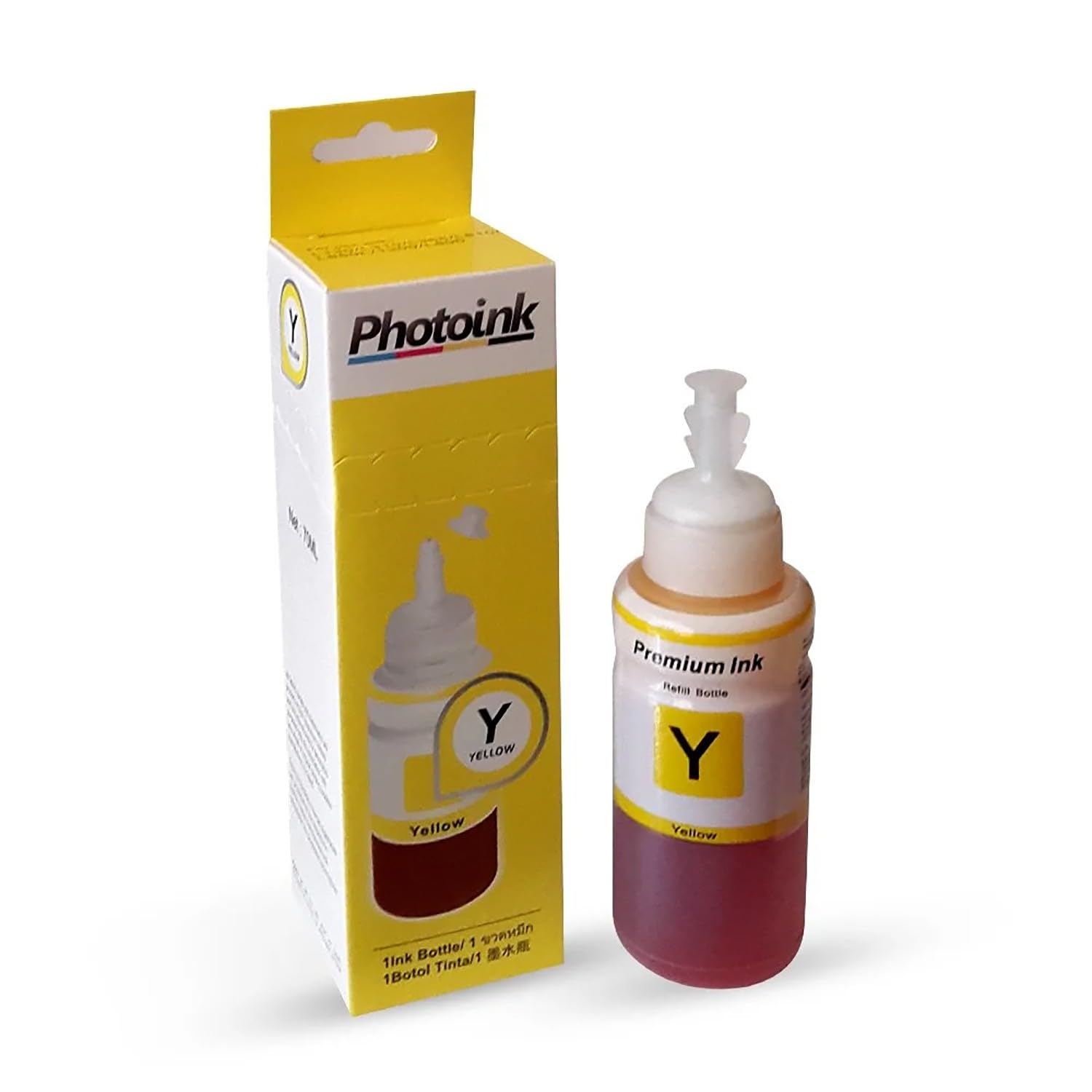Photoink Plus L Serisi Mürekkepleri, Epson T6644 Uyumlu 70 Ml Sari Mürekkep - Kutulu Özel Ambalajinda Photoink Plus Mürekkep - L800/L805/L810/L850/L1300/L1800/ L382/L386/L455/1455/L3050/L3060/L3070