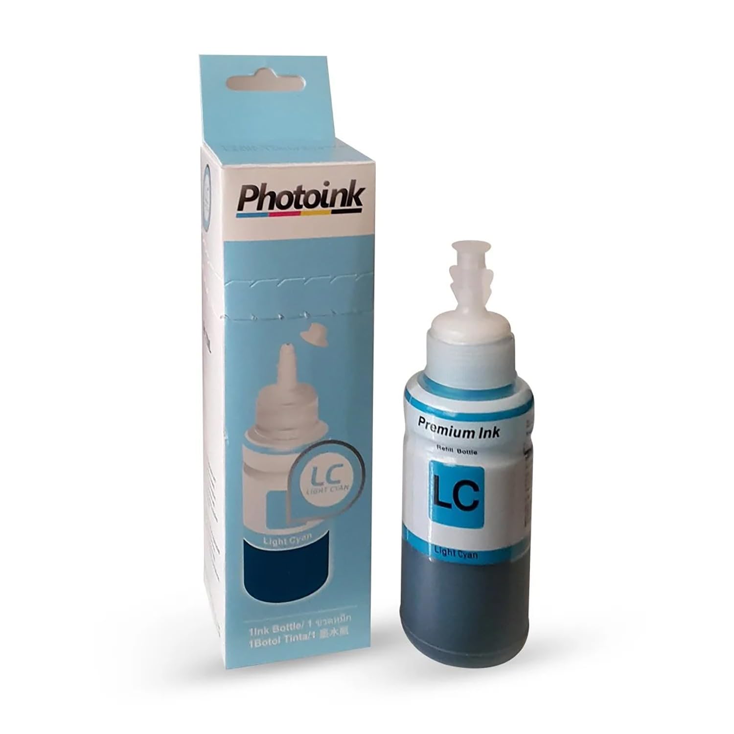 Photoink Plus L Serisi Mürekkepleri, Epson T6735 Uyumlu 70 Ml Light Mavi Photoink Plus Mürekkep (6 Renkli Yazıcılar Için) - L800/L805/L810/L850/L1300/L1800/ L382/L386/L455/1455