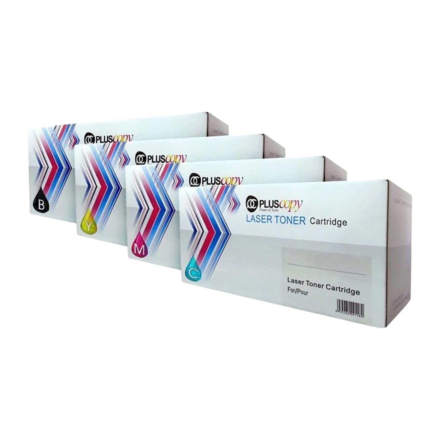 Pluscopy Canon Uyumlu Ithal Tonerler, Canon Crg-067 Muadil 4 Renk Toner Seti - Lbp633Cdw / Mf651Cdw