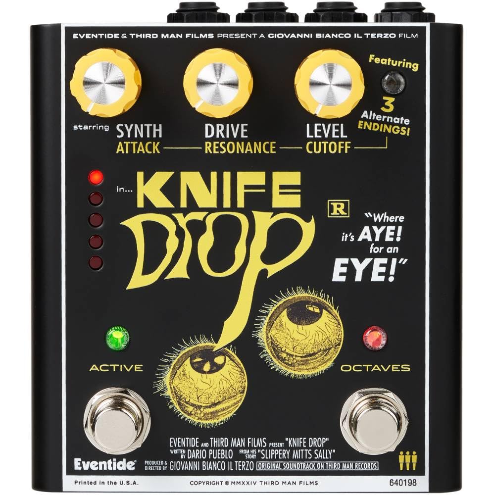 Eventide Knife Drop | Sub-Octave Fuzz w/Synth FX