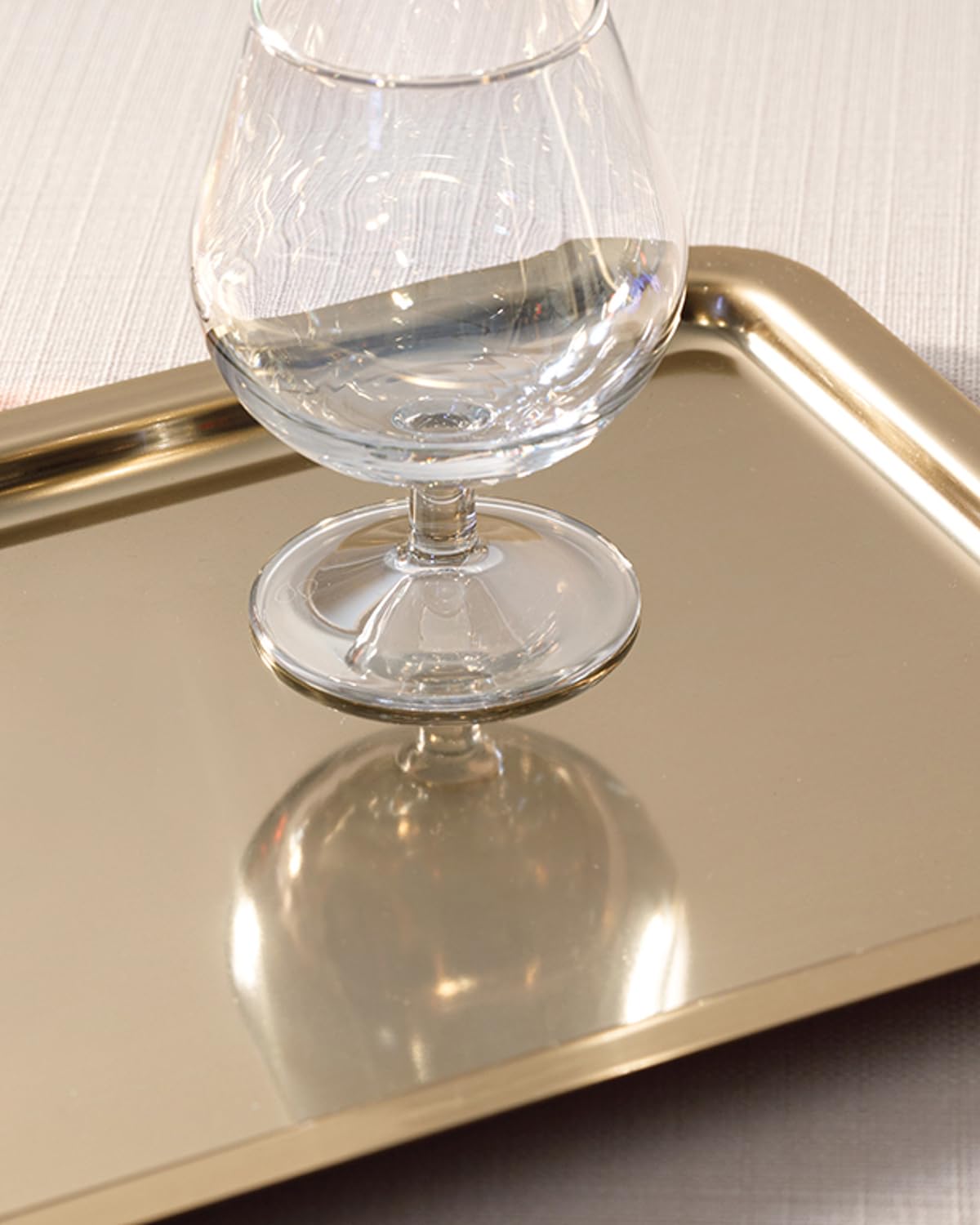 English Home Shiny Metal Sunum Tepsisi Gold