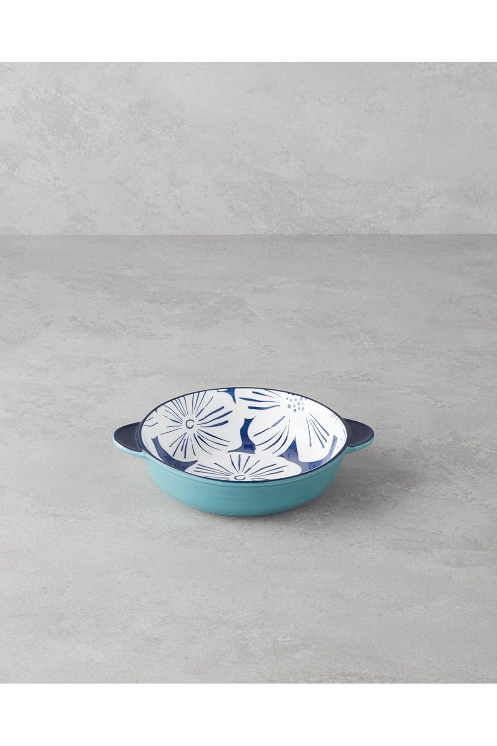 English Home Ophelia Porselen Kayık Tabak Mavi-Beyaz