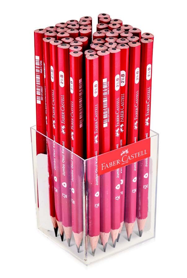 FABER-CASTELL Jumbo Okul Kalemi 2.5B, 48'li (FSC)