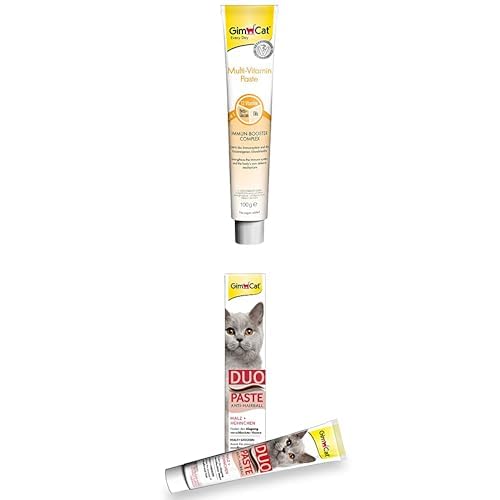 Gimcat Multivitamin Paste 100 gr + Gimcat Duo Paste Tavuklu Malt Kedi Macunu 50 gr ARDA018