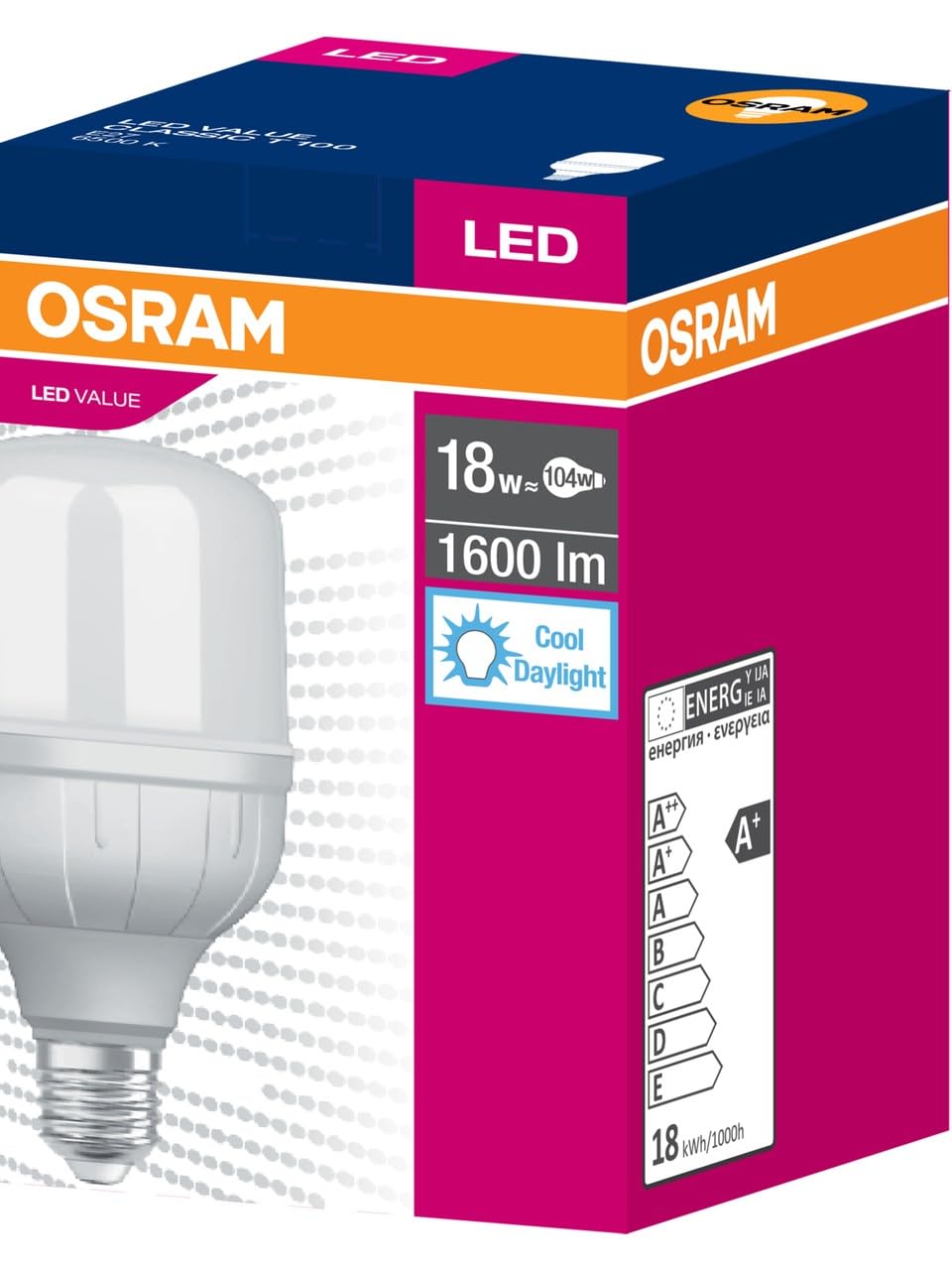 OSRAM LED JUMBO 18W BEYAZ IŞIK