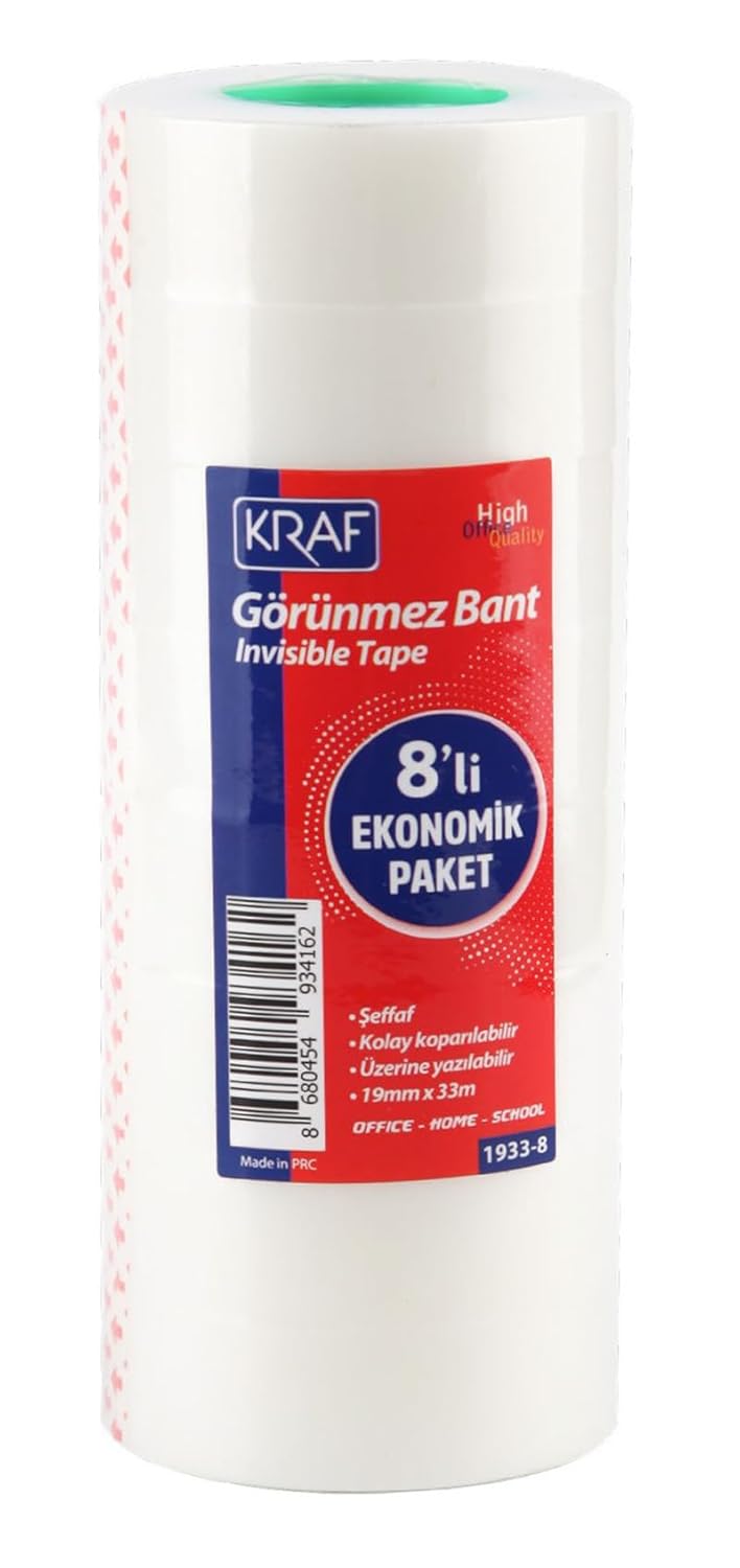 KRAF GÖRÜNMEZ BANT 19MMX33M 8 Lİ 1933-8