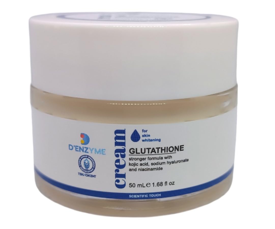 D'ENZYME Glutathione Cream Skin Whitening (WITH KOJIK ACID, HYALURONIC ACID AND NIACINAMIDE)