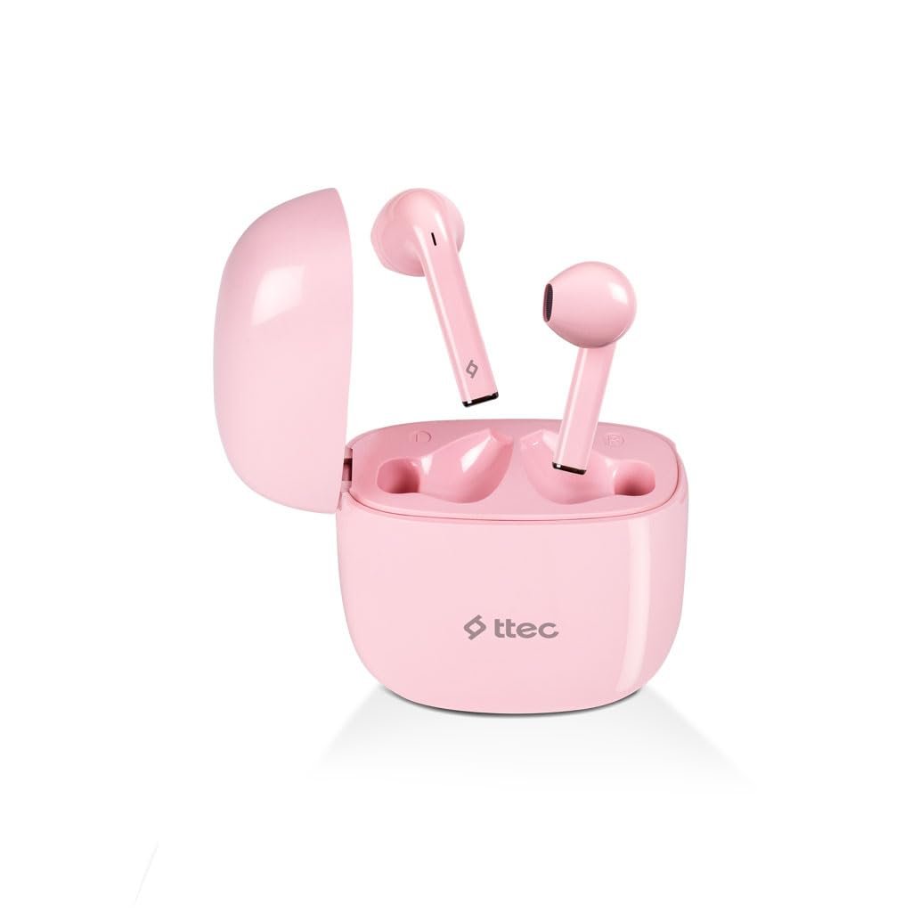 ttec AirBeat Go Gerçek Kablosuz TWS Bluetooth Kulaklık Pembe