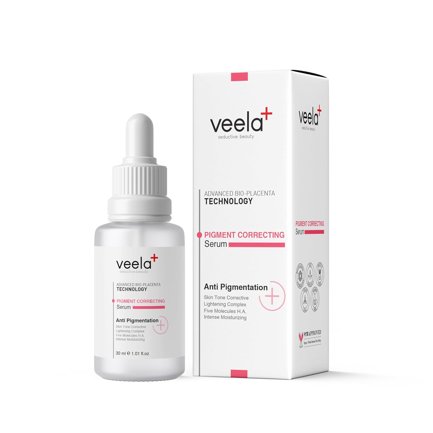 Veela Cilt Tonu Eşitleme ve Düzenlemeye Yardımcı – Pigment Correcting Serum | Leke Karşıtı & Aydınlatıcı Serum