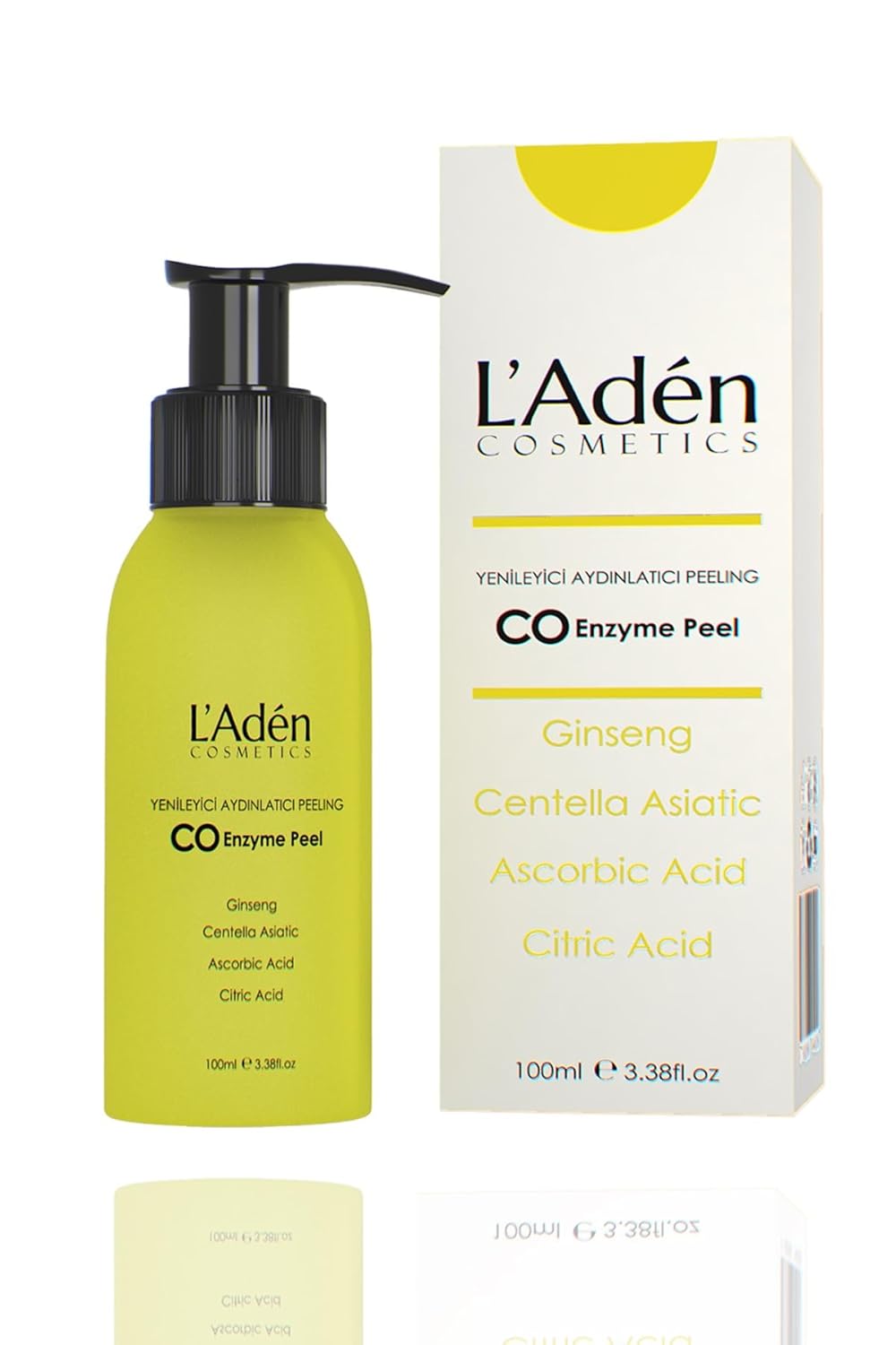 L'Adén Cosmetics Anında Soyucu Ginseng Peeling Ölü Deri Arındırıcı, Yenileyici, Aydınlatıcı Vücut, Yüz Peelingi