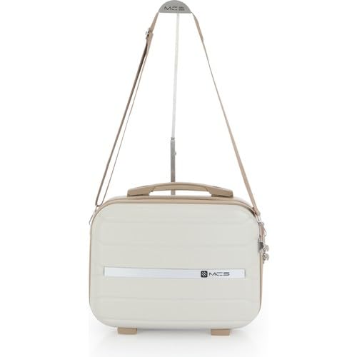 Mçs Abs Makyaj Çantası V366-M Kemik/Şampanya