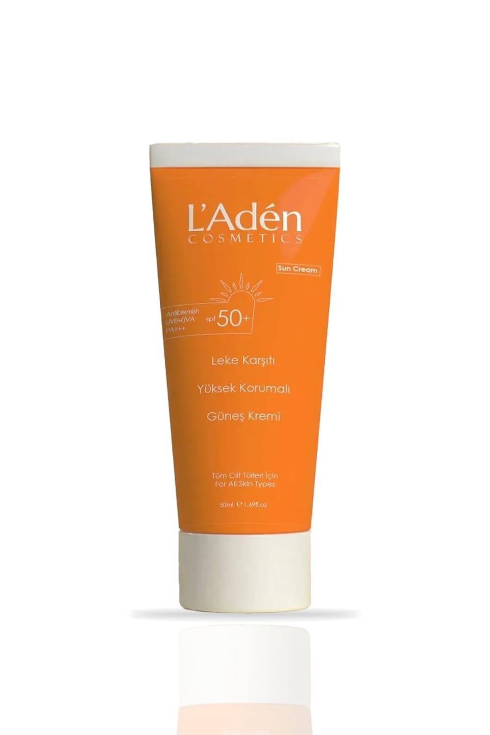 L'Adén Cosmetics Güneş Kremi, Lazer Epilasyon Sonrası Için Yüksek Koruma Spf 50
