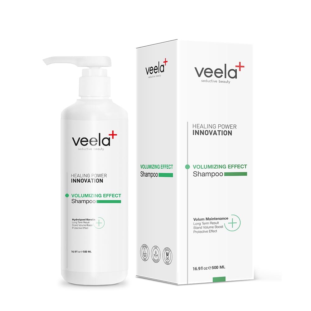Veela İnce Telli Saçlar İçin Hacim Kazandıran Yoğun Bakım Şampuanı Volumizing Effect Shampoo