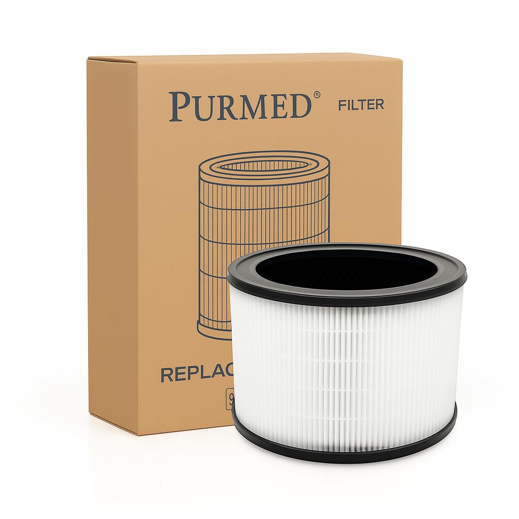 Purmed Winix Zero Compact Uyumlu Filtre (O) – HEPA + Aktif Karbon Filtre | Hava Temizleyici Yedek Filtre | Alerjen, Koku ve Toz Giderici | Kompakt Uyumlu Set