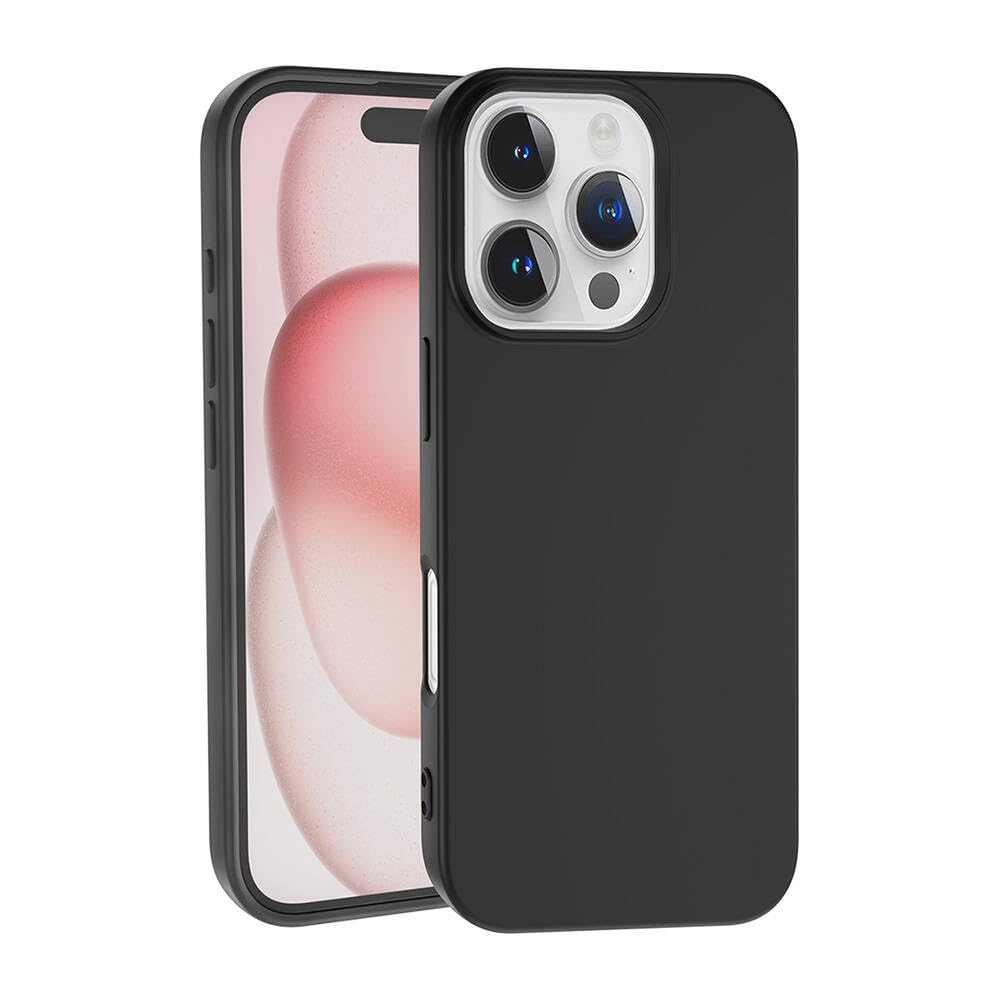 Zore Apple ile uyumlu iPhone 16 Pro Kılıf Zore LSR Lansman Kapak Siyah