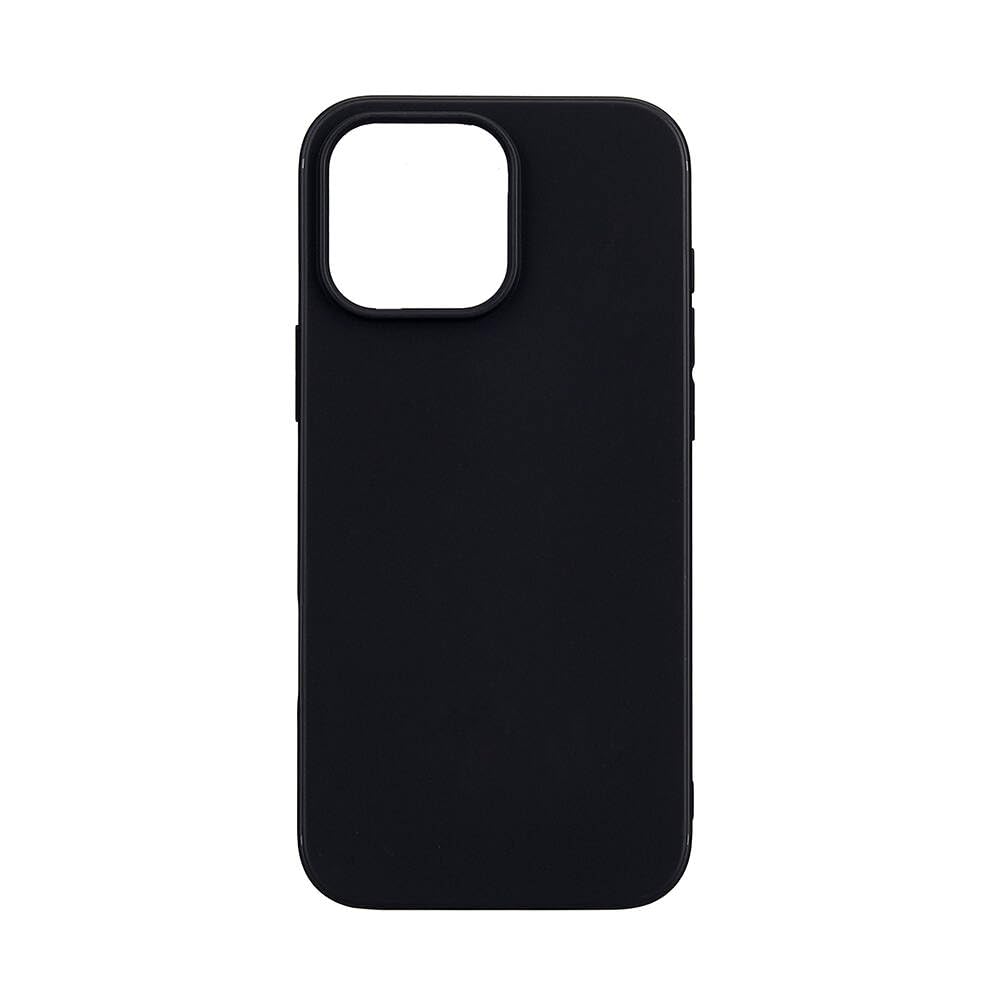 ZORE Apple İle Uyumlu iPhone 16 Pro Kılıf ZORE İmax Silikon Siyah