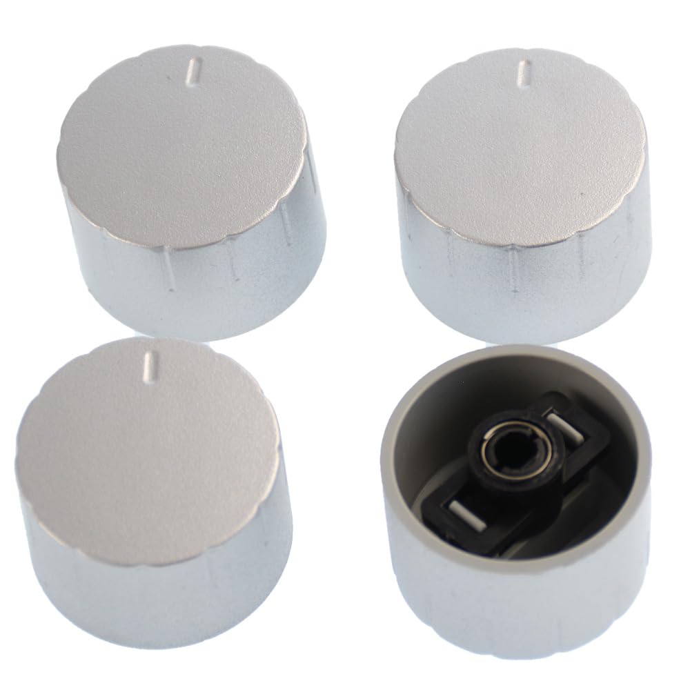 SUPERVAC Arçelik Beko Altus ile Uyumlu Setüstü Ankastre Ocak Düğmesi Gri Düğme Takımı Seti