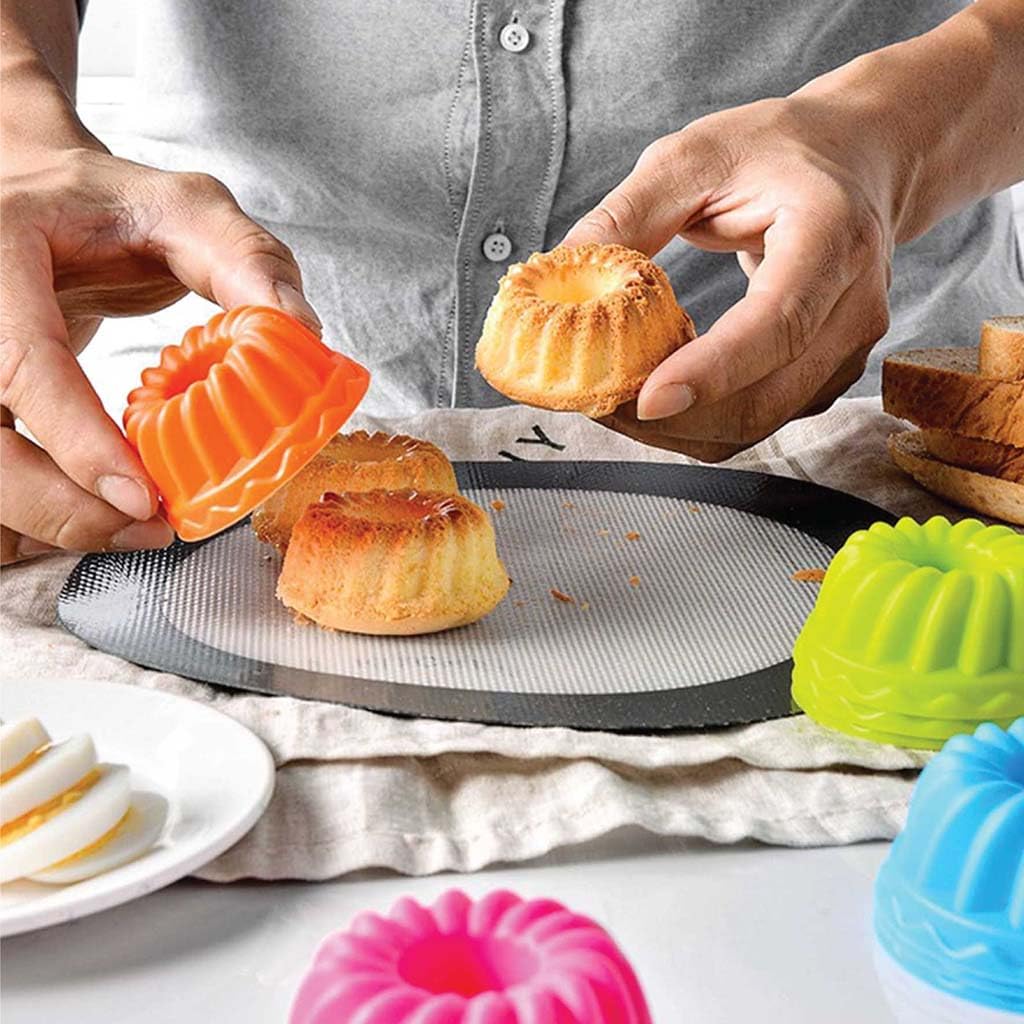 DecoBella 6 'lı Silikon Kek Kalıbı