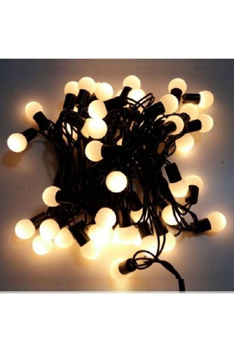 Kuzey Dekor Ramazan Işıkları 4.30 Metre Gün Işığı Top Led Işık Warm Light Işık Gün Işığı Sarı Top Işık GÜN IŞIĞI