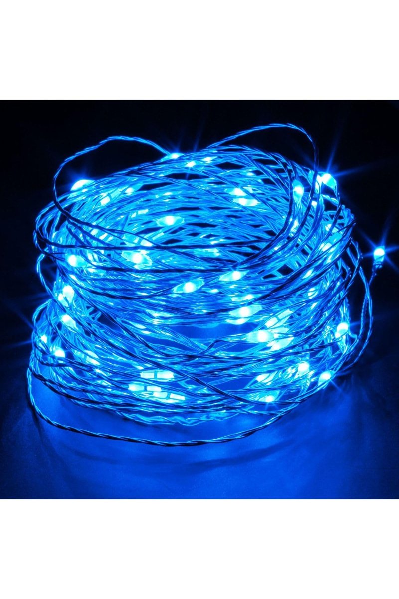 Kuzey 10 Metre Mavi Pilli Led Işık Mavi Led Işık Mavi Yılbaşı Ağacı Işığı Mavi Noel Işığı 100 Ledli -Mavi MAVİ