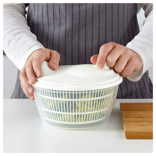 IKEA Salata Kurutucu, Beyaz Renk Süzgeçli Beyaz 23 cm Kurutucu