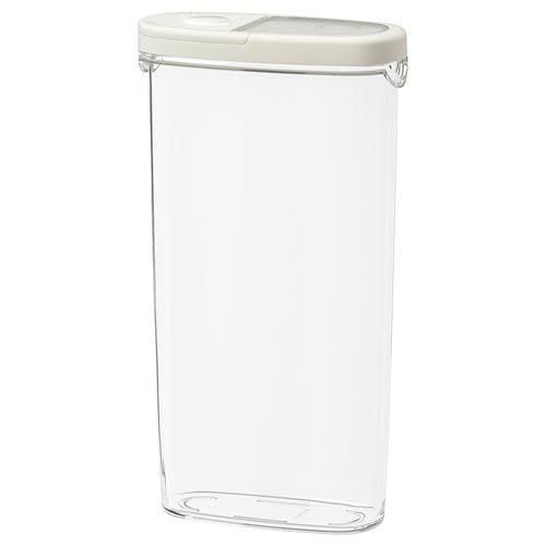 IKEA Vakumlu Kapaklı Saklama Kabı Beyaz Silikon Kauçuk Beyaz 8x30 Cm 1 Adet Büyük Boy