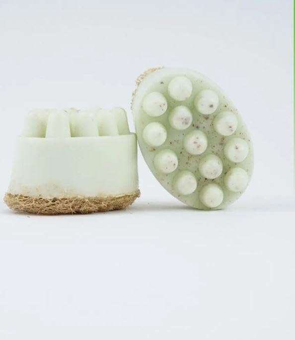 inkorea İnkorea Anti Selülit Etkili Yosun Özlü Doğal Kabak Lifli Sabun 100 Gram