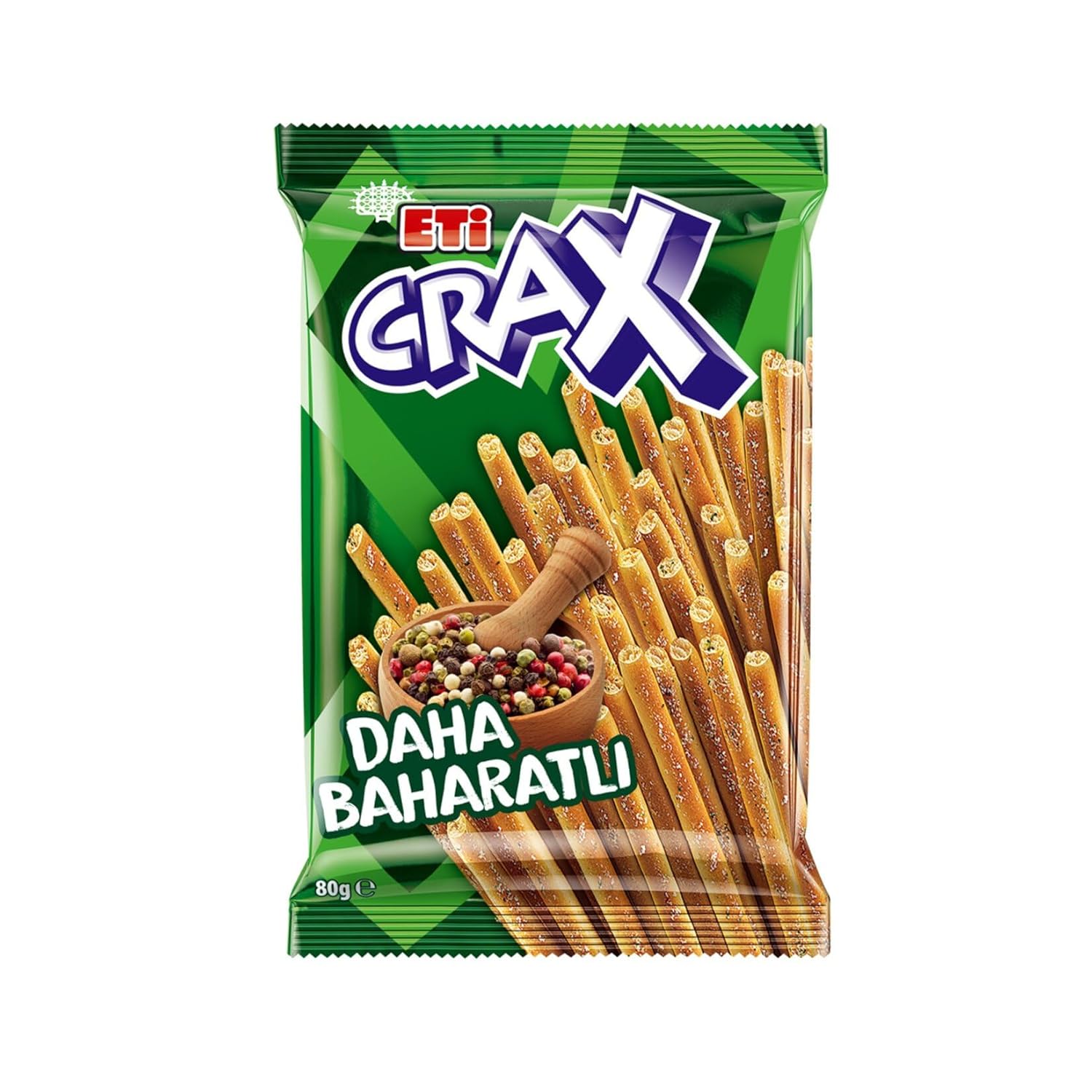 Eti Crax Baharatlı Çubuk Kraker 80 g x 17 Adet