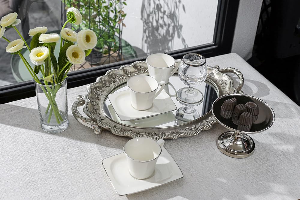 Porland Riva Platin 6 Kişilik Kahve Takımı 75cc