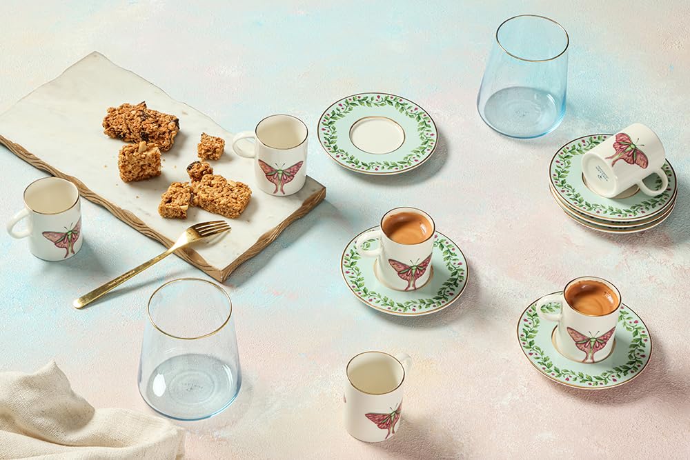 Porland Mirroring 6 Kişilik Kahve Takımı 85cc