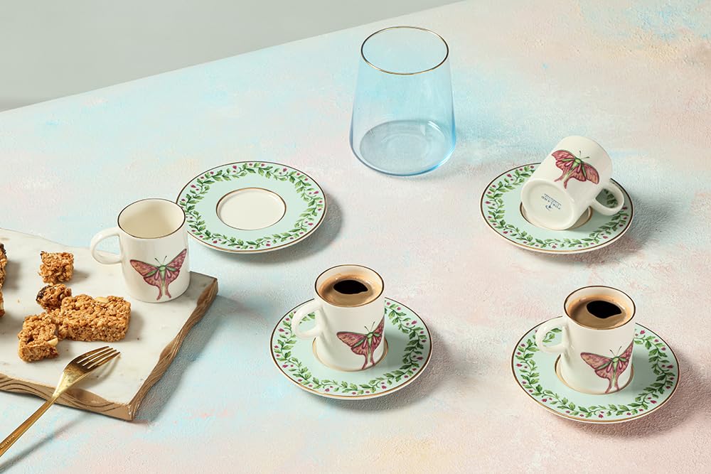 Porland Mirroring 2 Kişilik Kahve Takımı 85cc