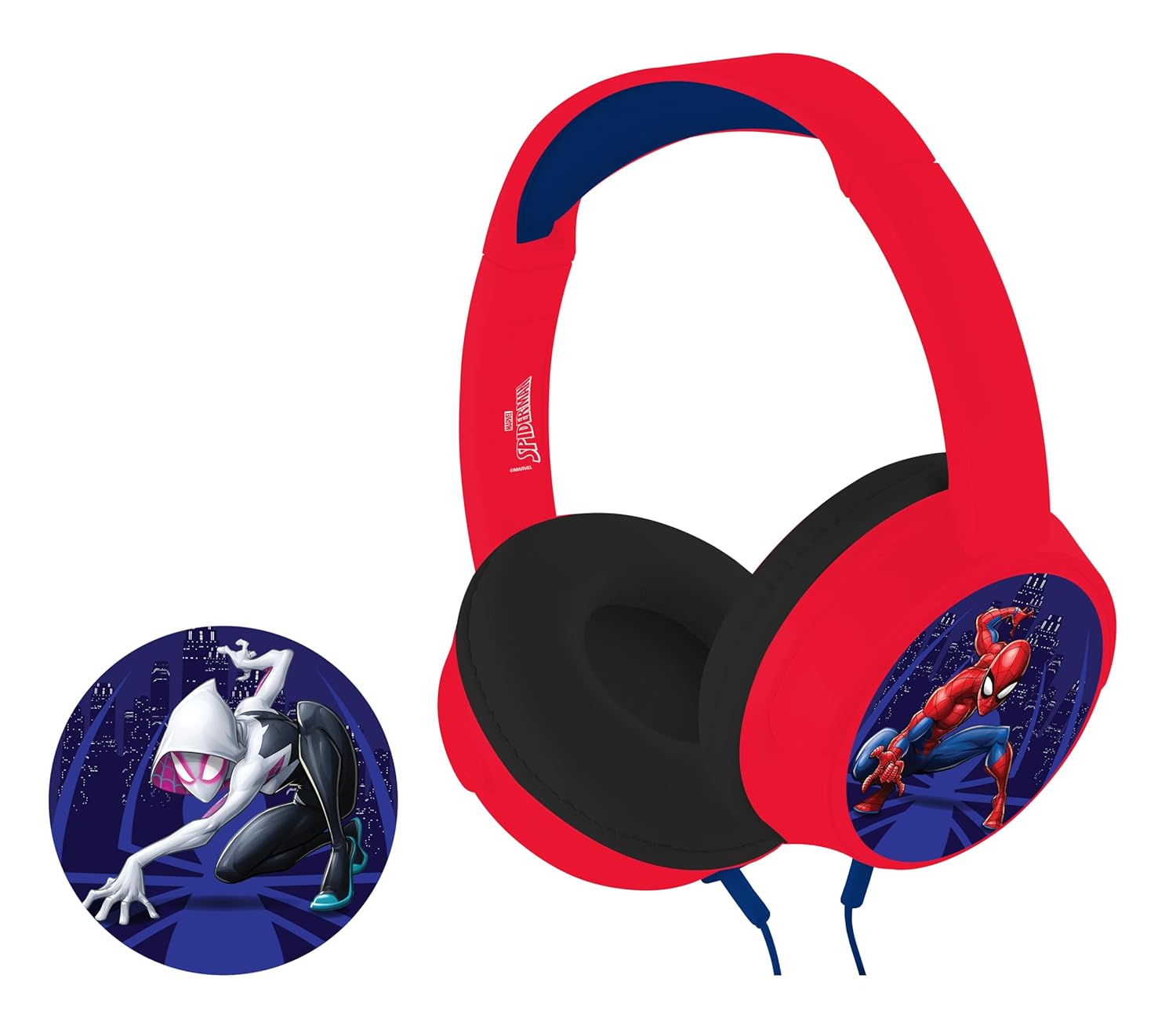 Marvel Spıderman Kablolu Kulaklık Çocuk Kulaklığı Lisanslı Hediye Stıckerlı MV-6513-SM3