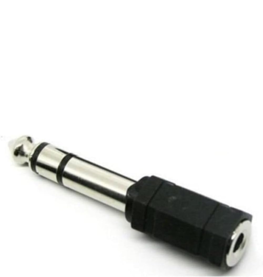 UYGUN ELEKTRONİK GİTAR ANFİ AMFİ Kablo Jak Dönüştürücü Jack Çevirici Erkek 6.5mm Dişi 3.5mm Çivi Gitar ARKASIİNCE