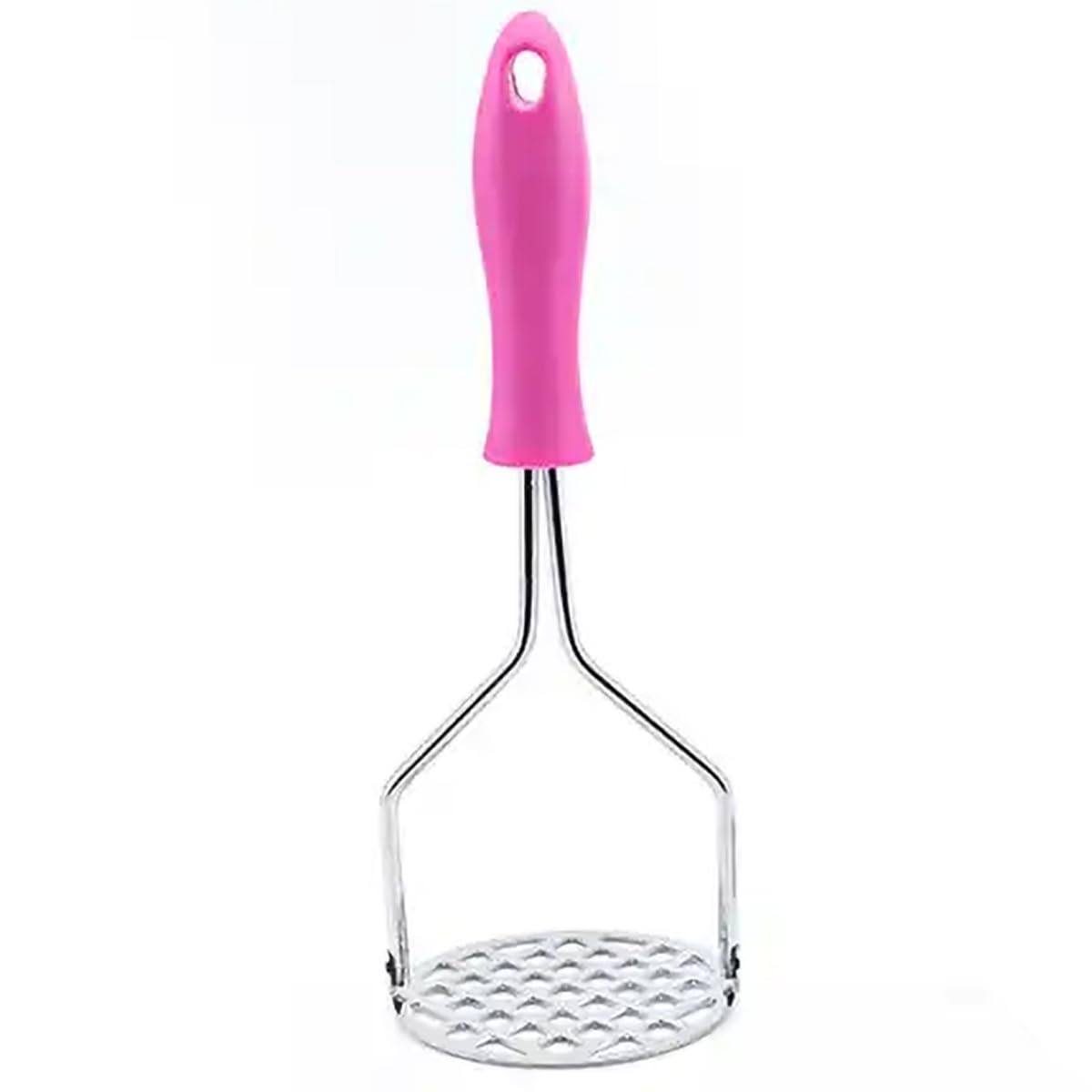 Promosyonca Patates Ezici, Paslanmak Çelik, Plastik Sap, Farklı Renklerde (Mor)