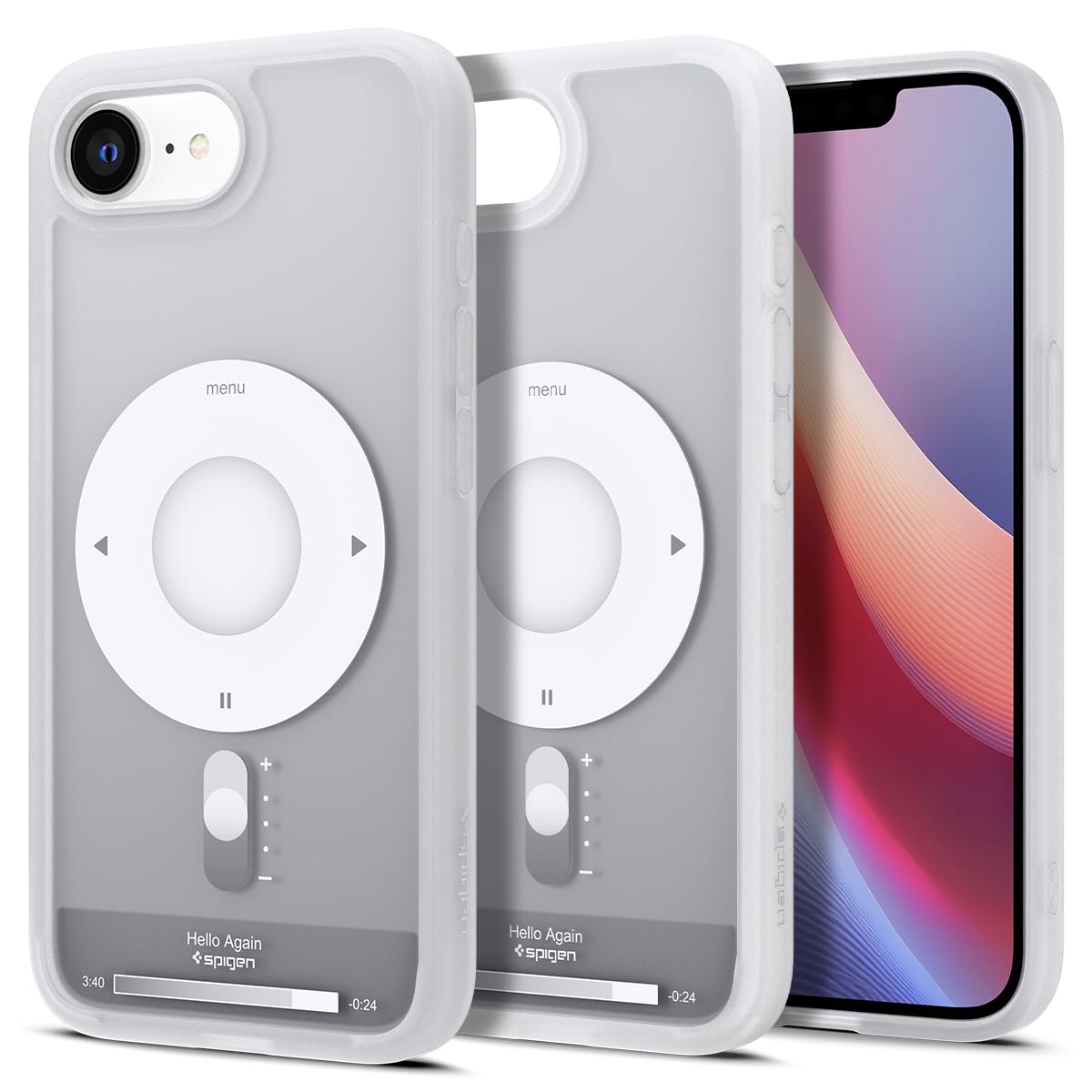 Spigen iPhone 16e ile uyumlu ince MagSafe Kılıf Ultra Hybrid Sararma Karşıtı DuraClear Hava Kanalı Teknolojisi Askeri Sınıf Koruma MagFit Classic Silver Tasarım Kapak - ACS09147