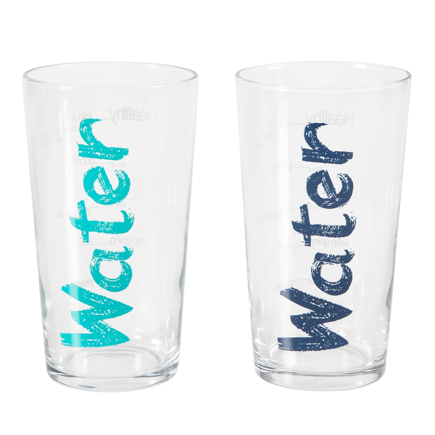 Mudo Concept Water Bardak 570 ml 2'li Set Mavi & Turkuaz