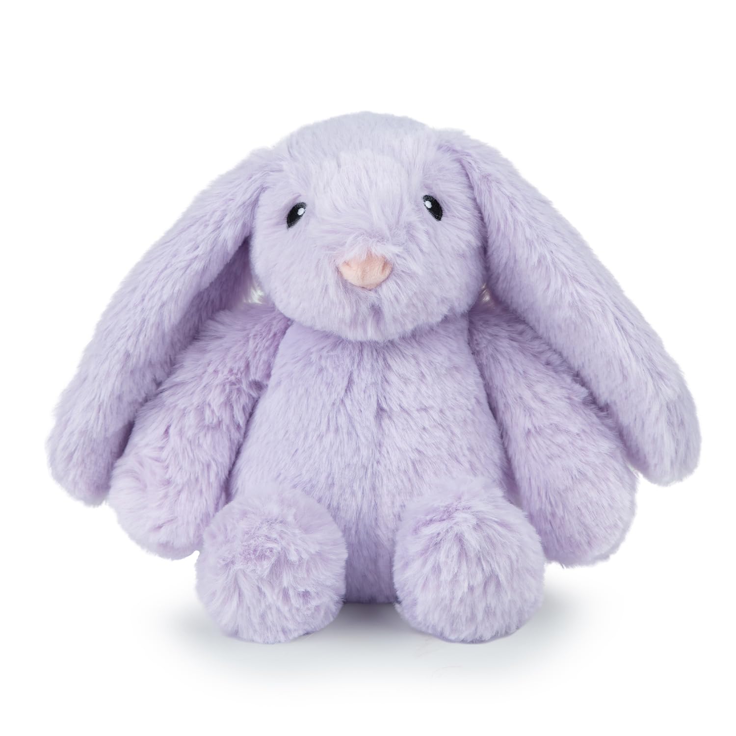 Best Pet Supplies İnteraktif Tavşan Buddy Köpek Oyuncağı, Küçük ve Orta Ölçekli Yavru Köpekler veya Köpekler için Kırışık ve Gıcırtılı Zenginleştirici, Sevimli ve Peluş - Tavşan (Mor), Küçük