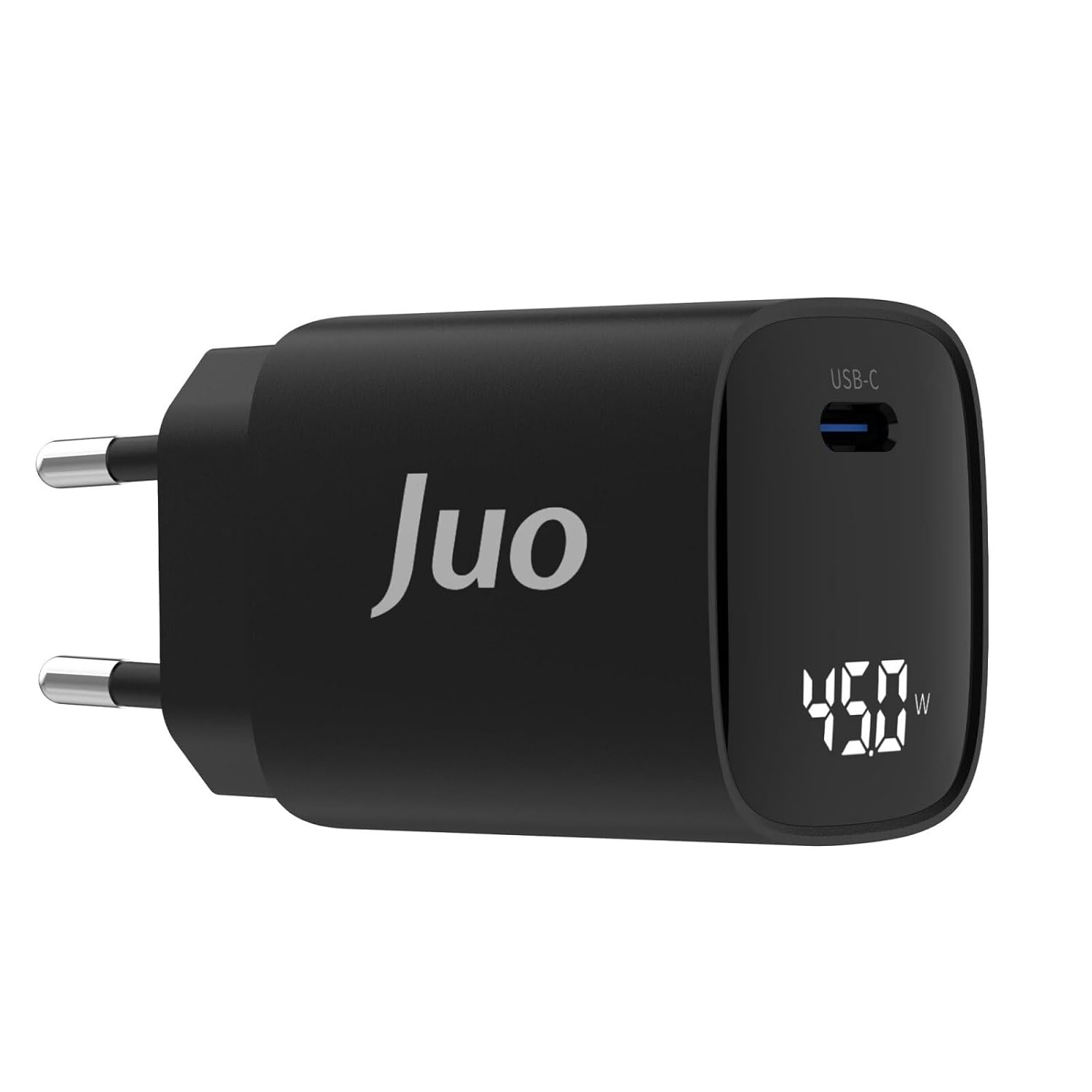 Juo 65W GaN Led Ekranlı Hızlı Şarj Cihazı 2 Type-C + USB-A iPhone & iPad & Notebook Uyumlu Şarj Aleti