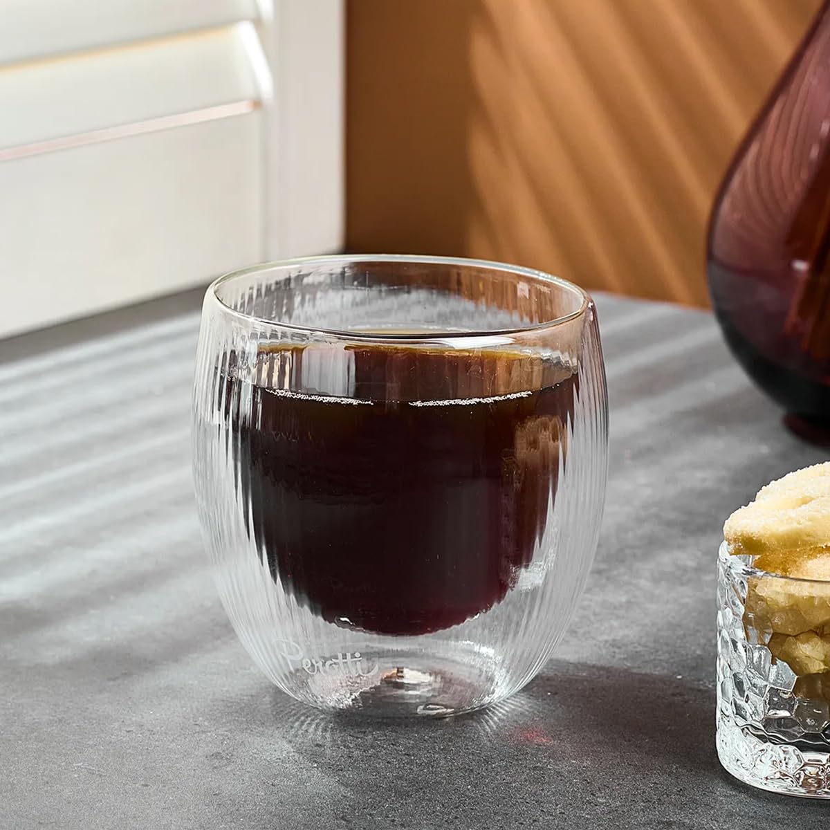 Perotti Lineo Çift Cidarlı Bardak 250 ml