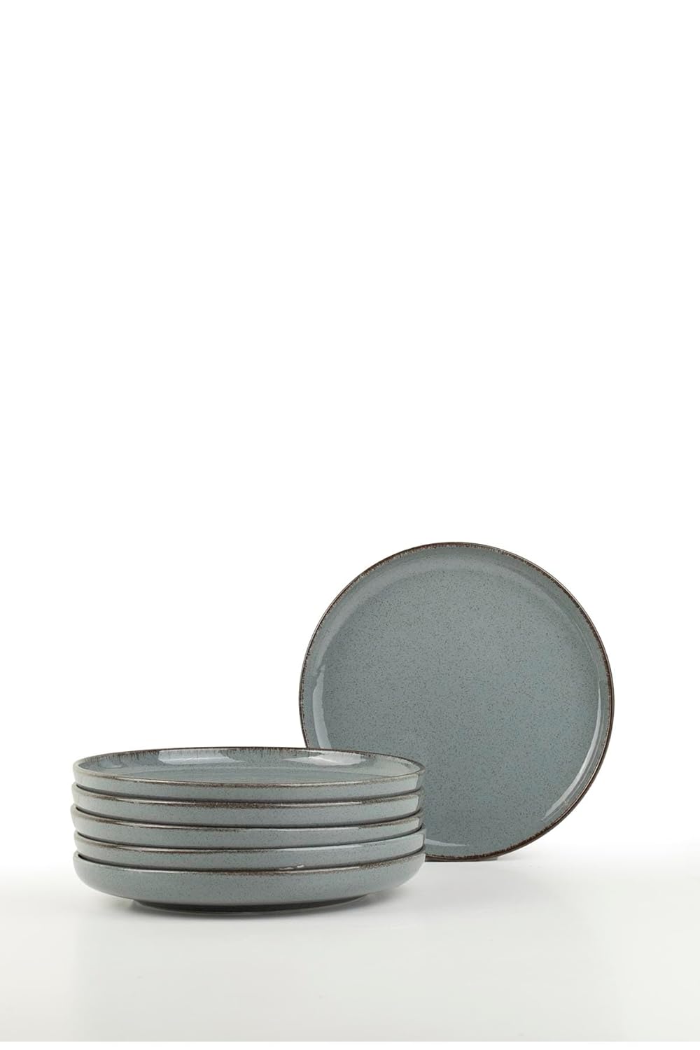 Kütahya Porselen Moderna 6 Parça 19 cm Pasta Tabağı Mavi