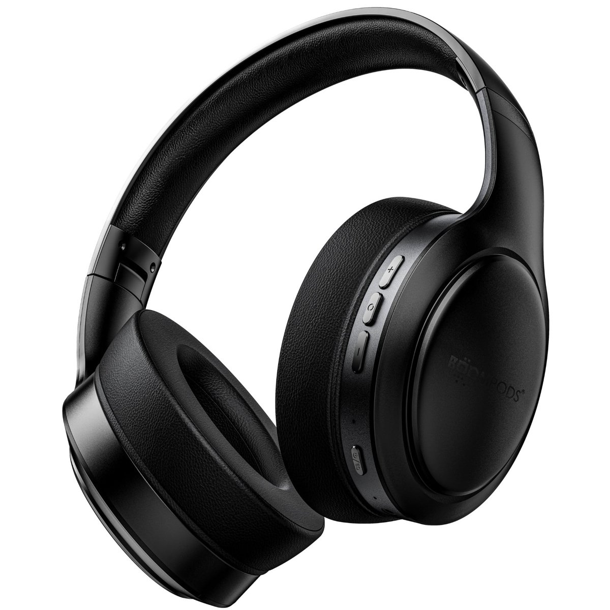 Boompods Headpods Pro 2 Kulak Üstü Kulaklıklar - Katlanabilir Bluetooth Kulaklık Kulak Üstü Tasarım, Dahili Mikrofonlu Hafif Kablosuz Kulaklık, 50+ Saat Kablosuz Çalma Süresi, PillowFoam Konforu -