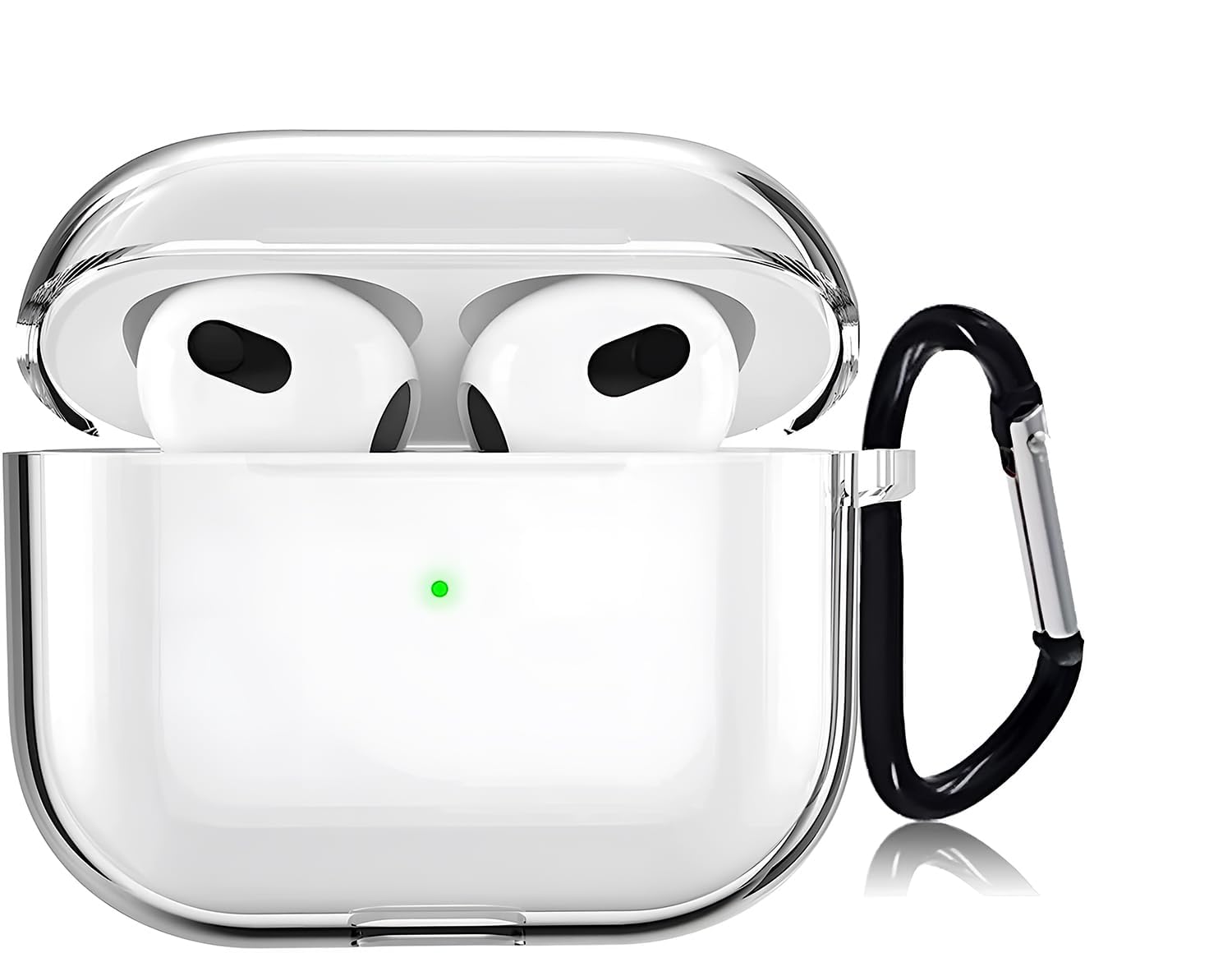 Minesk Airpods 4. Nesil için (2024) Şeffaf Cyrstal Clear Ultra Berrak Kılıf (Airpods 4. Nesil)